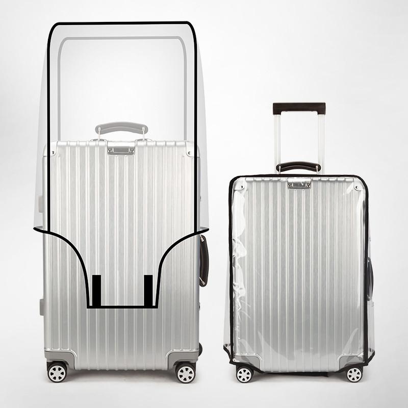 Luggage Protective Cover Transparent - Waterproof Transparent Luggage Protector PVC Dustproof