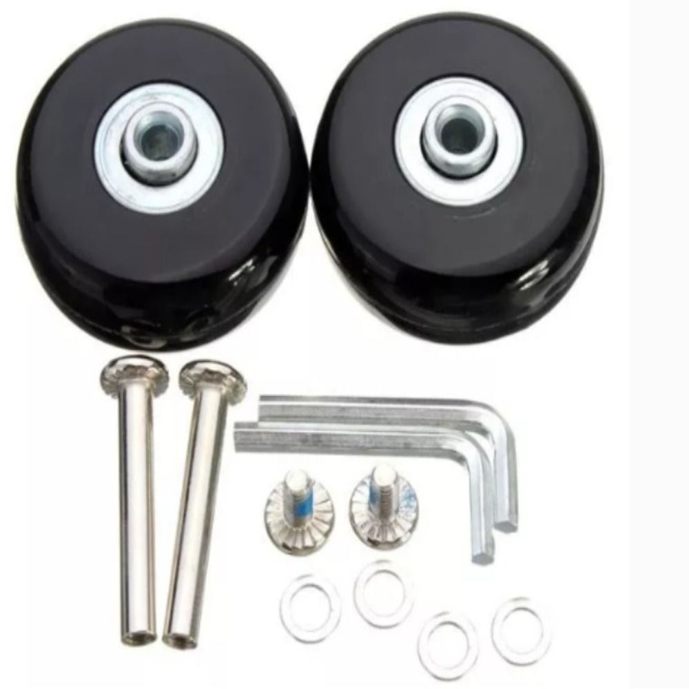 57-59MM Resistant Flexible Sil - Silent Replacement Luggage Wheels recension och pris