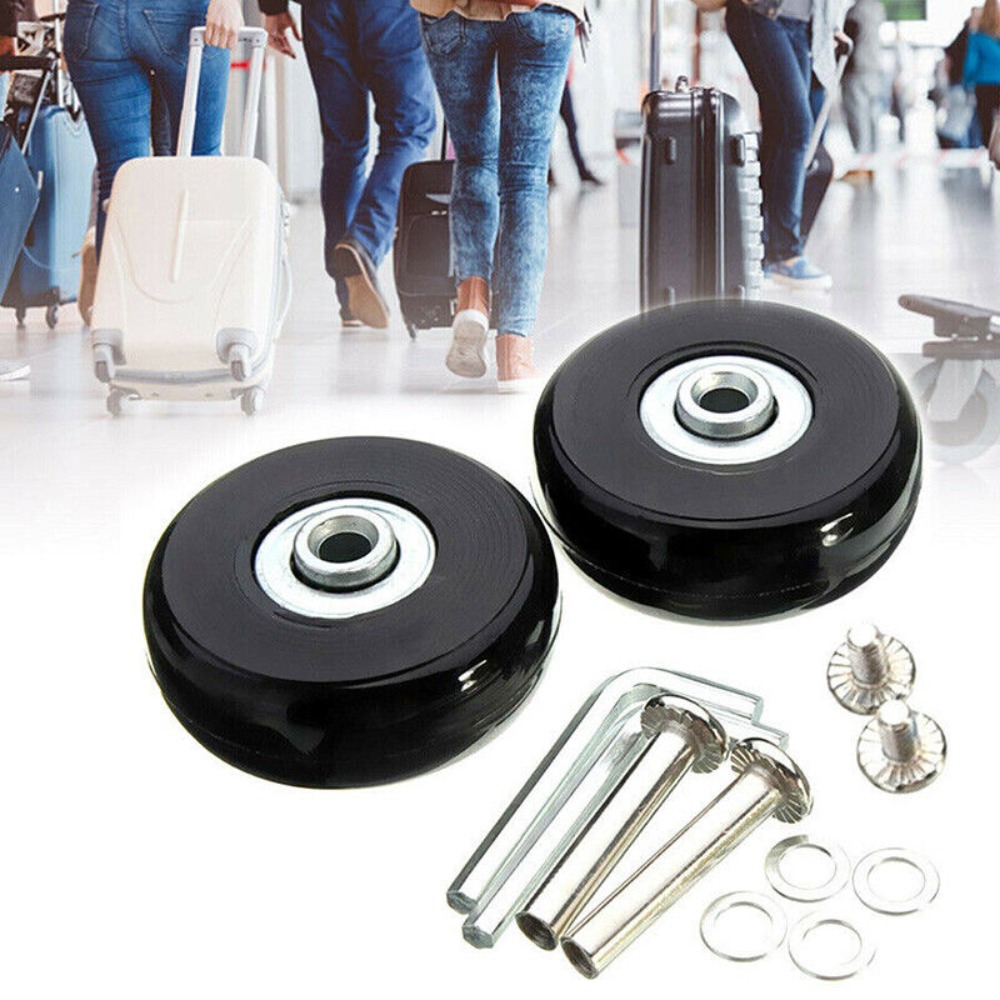 57-59MM Resistant Flexible Sil - Silent Replacement Luggage Wheels recension och pris