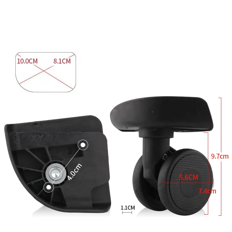 Shockproof Silent Luggage Cast - Silent Replacement Luggage Wheels recension och pris