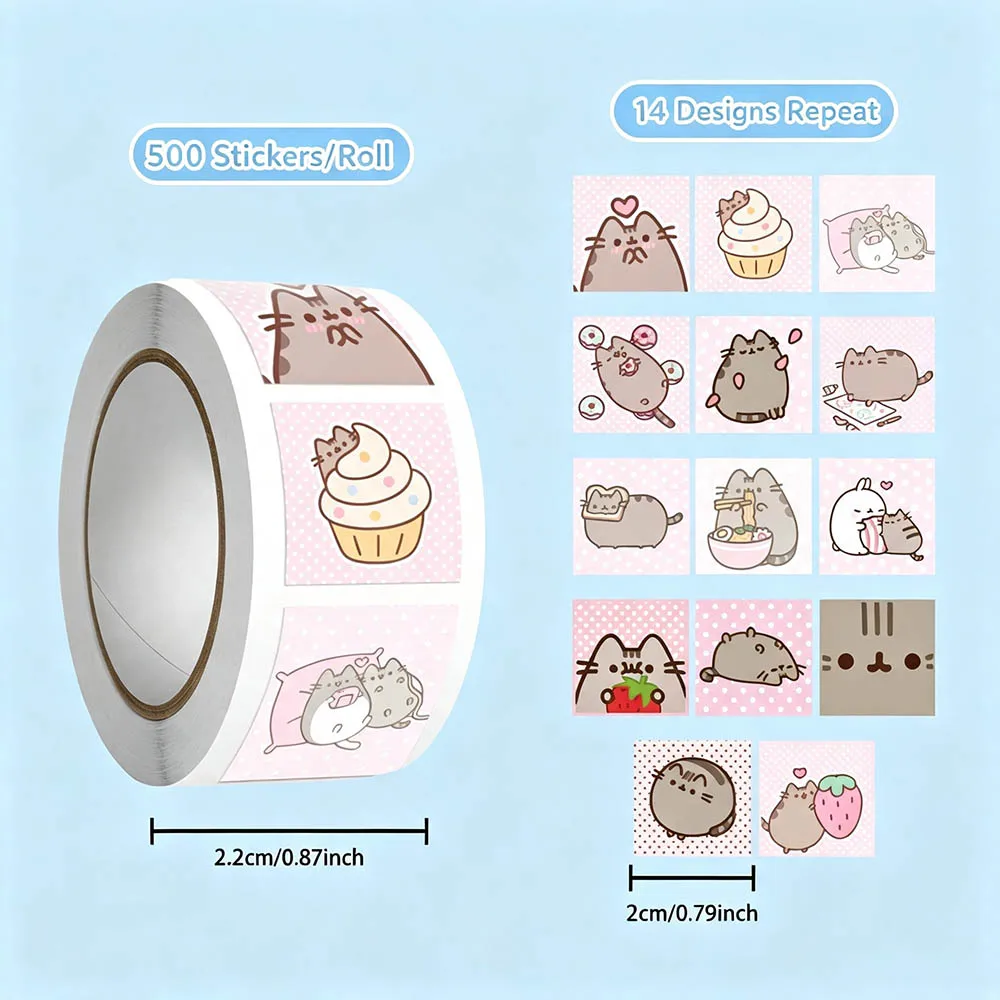 Hou 500pcs Pusheen Cartoon Cat - Handbags recension och pris