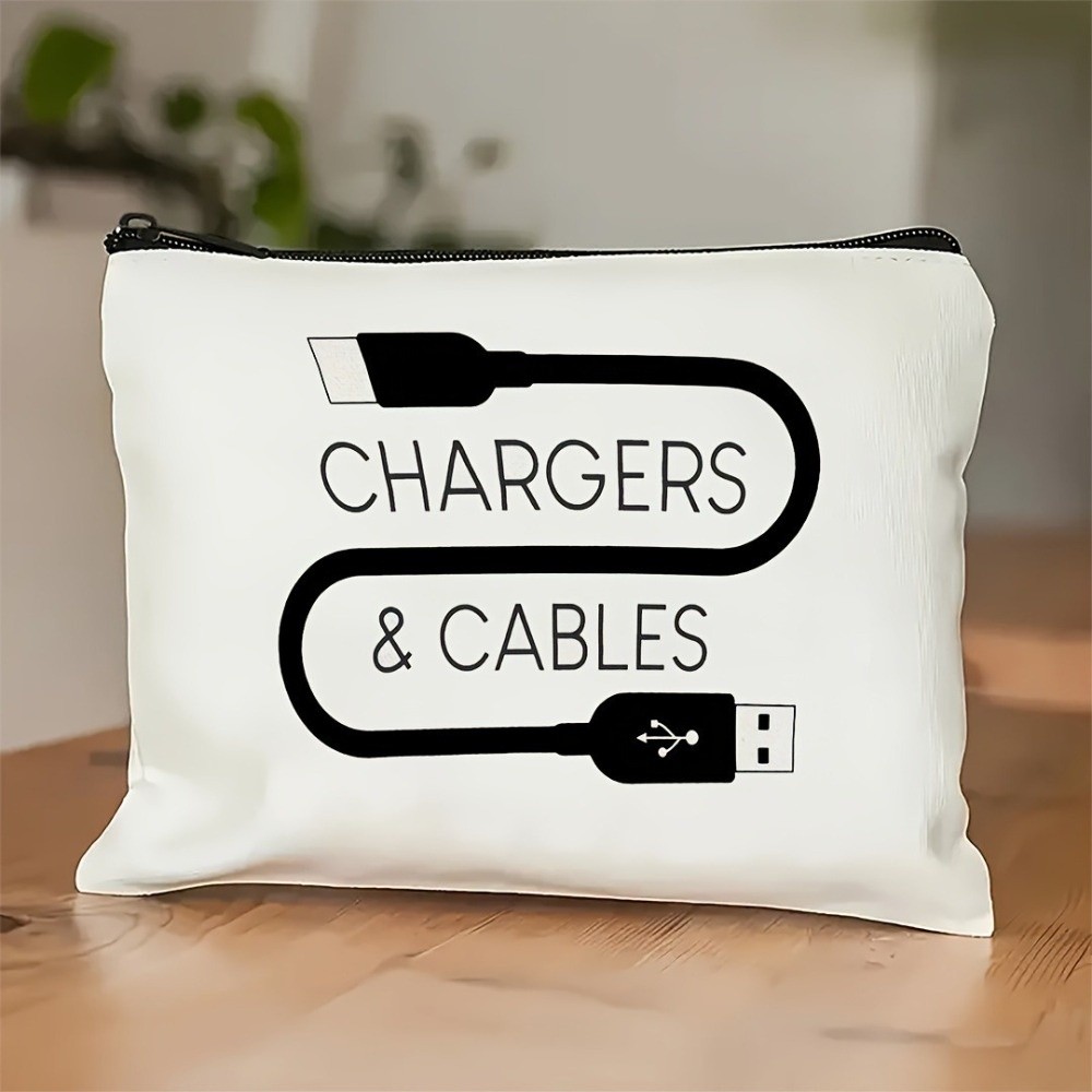 New Canvas Charger Storage Pou - Cosmetic Bags recension och pris