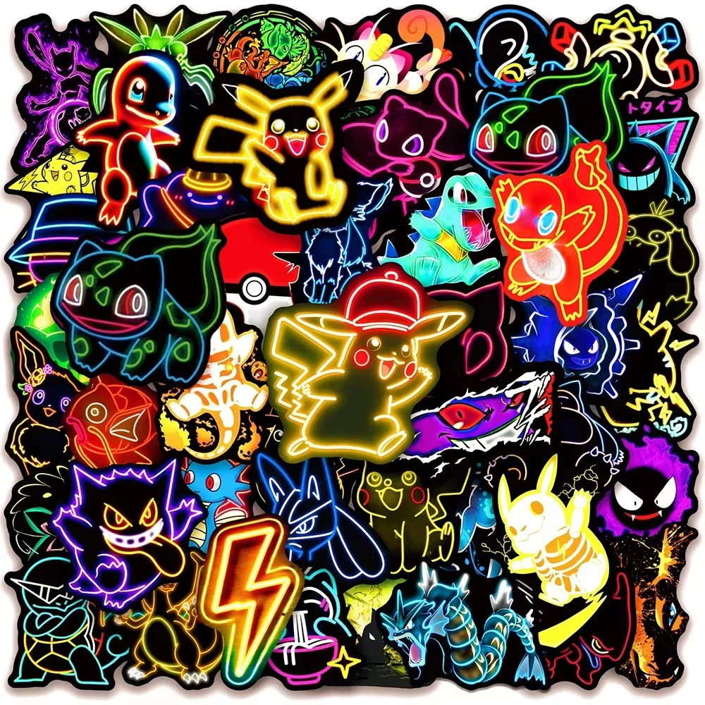 100pcs Neon  Pokémon  Stickers - Luggage recension och pris