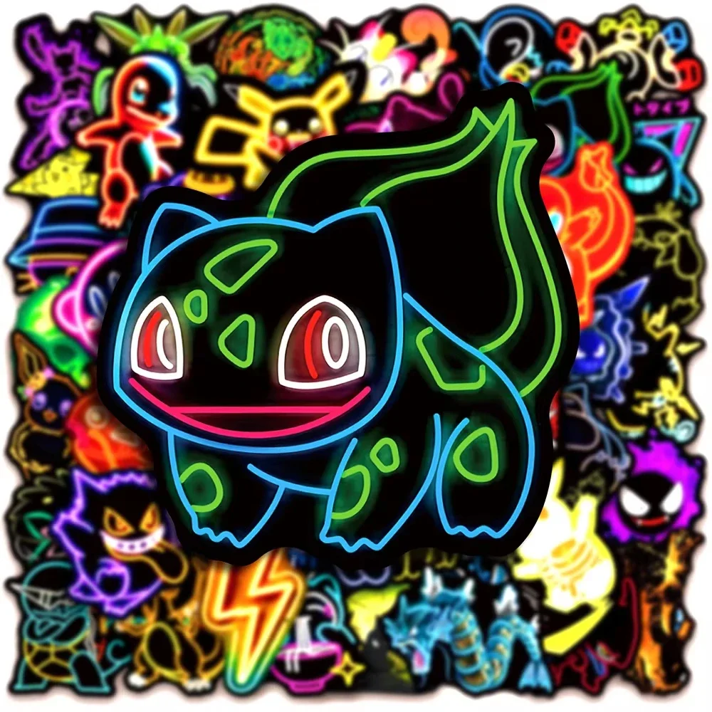 100pcs Neon  Pokémon  Stickers - Luggage recension och pris
