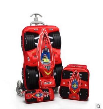 3D Boys Car trolley suitcase C - Foldable Rolling Luggage Bag recension och pris
